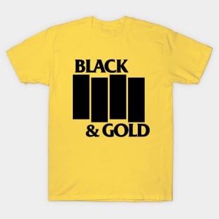 Black & Gold Flag T-Shirt